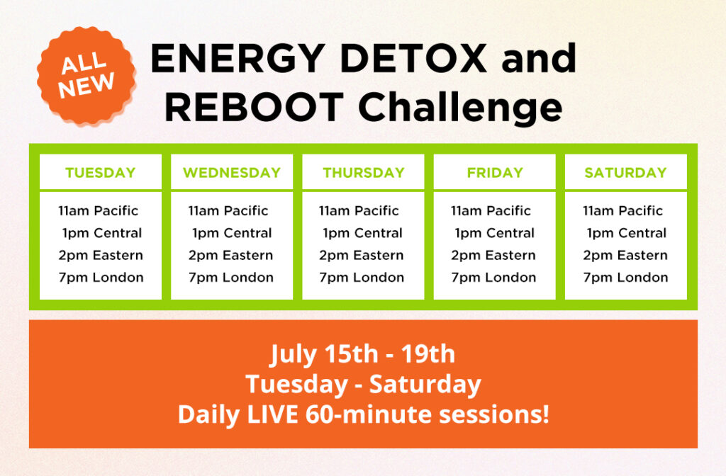 EEE Detox 2025 July Schedule